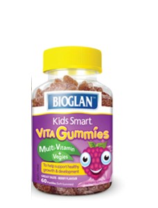 Bioglan Kids Smart VitaGummies Multivitamin + Vegies 60 Pastilles